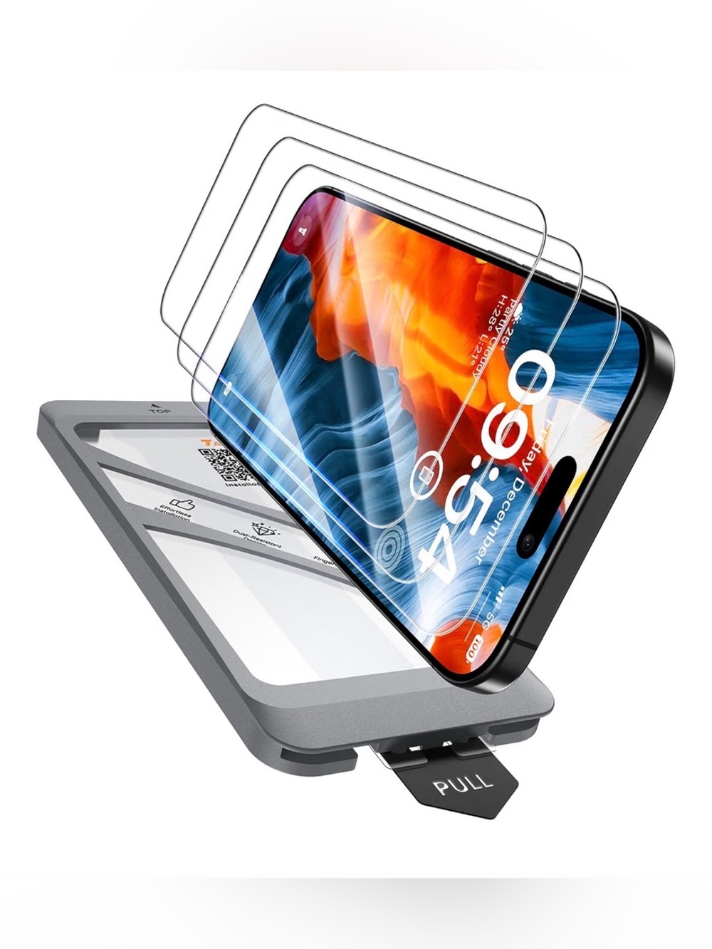 ☎️Tempered Glass Screen Protector for 15 ProMax - Clear (3 Pack) NEW